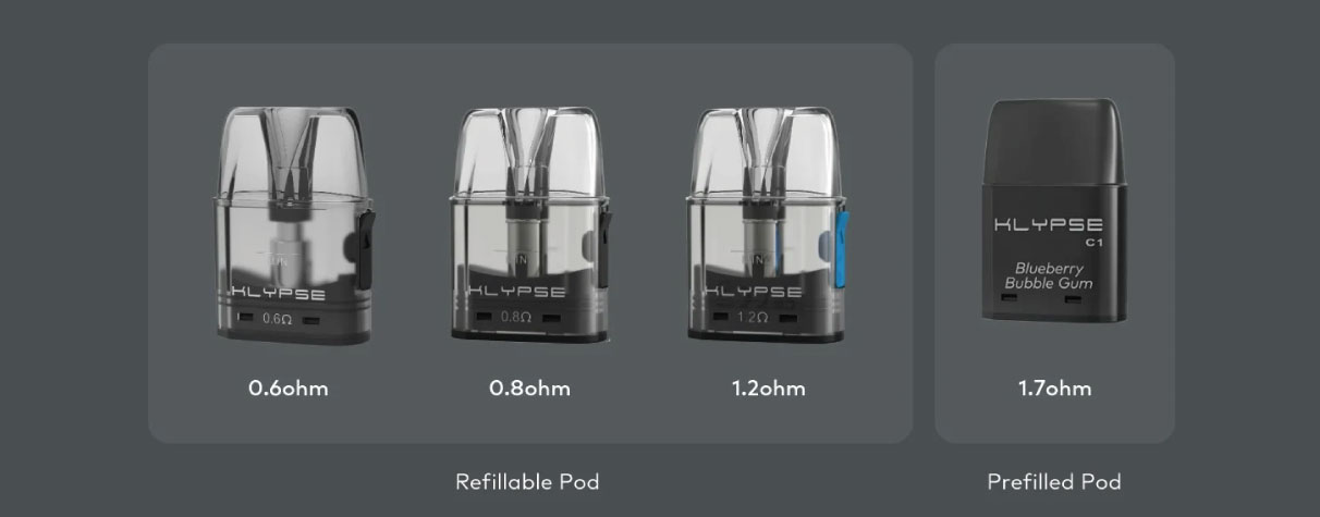 Innokin klypse Mecha - Compatible Pods